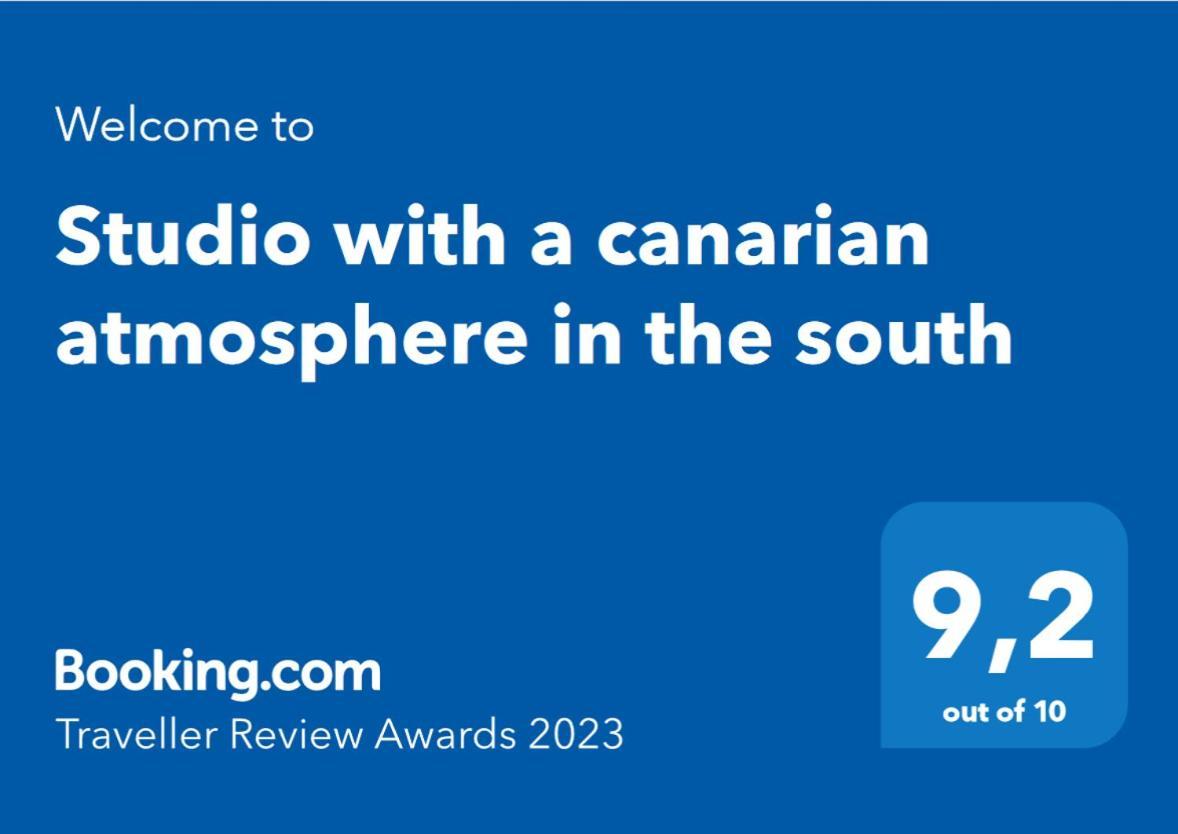 Studio With A Canarian Atmosphere In The South Costa Del Silencio Luaran gambar